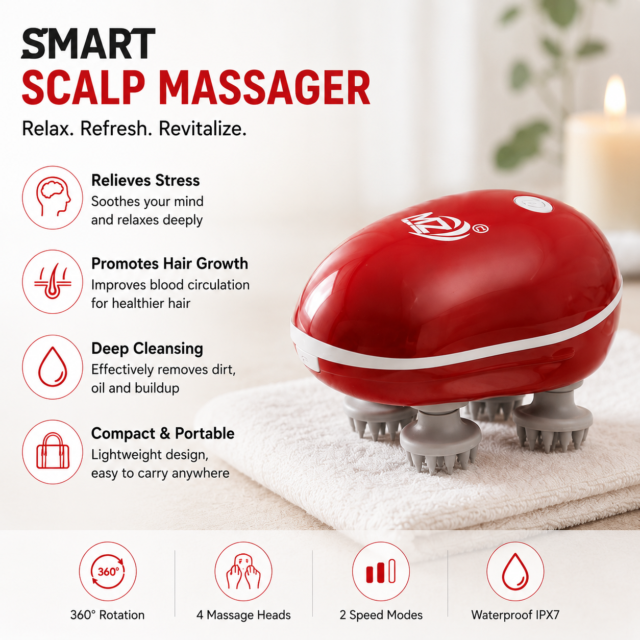 Electric Scalp Massager