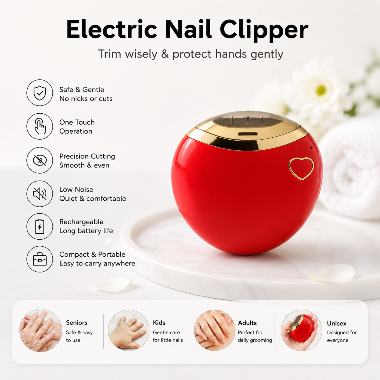 Electric nail clipper