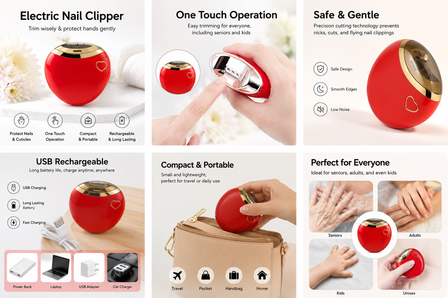 Electric nail clipper