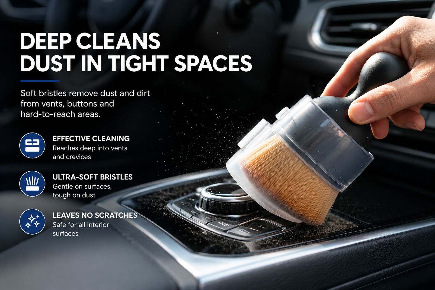 Car Interior Cleaning Brush