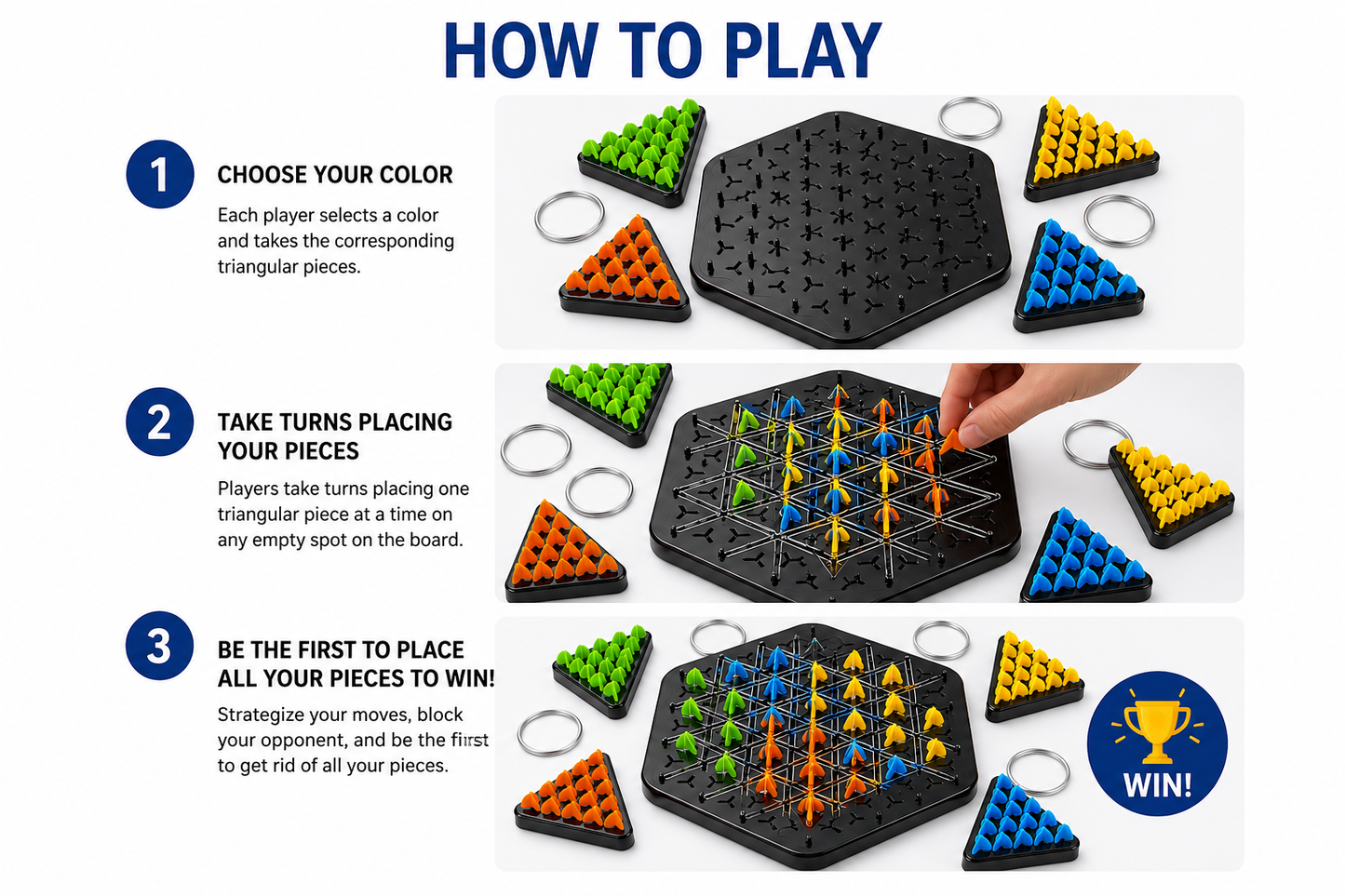 Strategic Triangle Puzzle Game