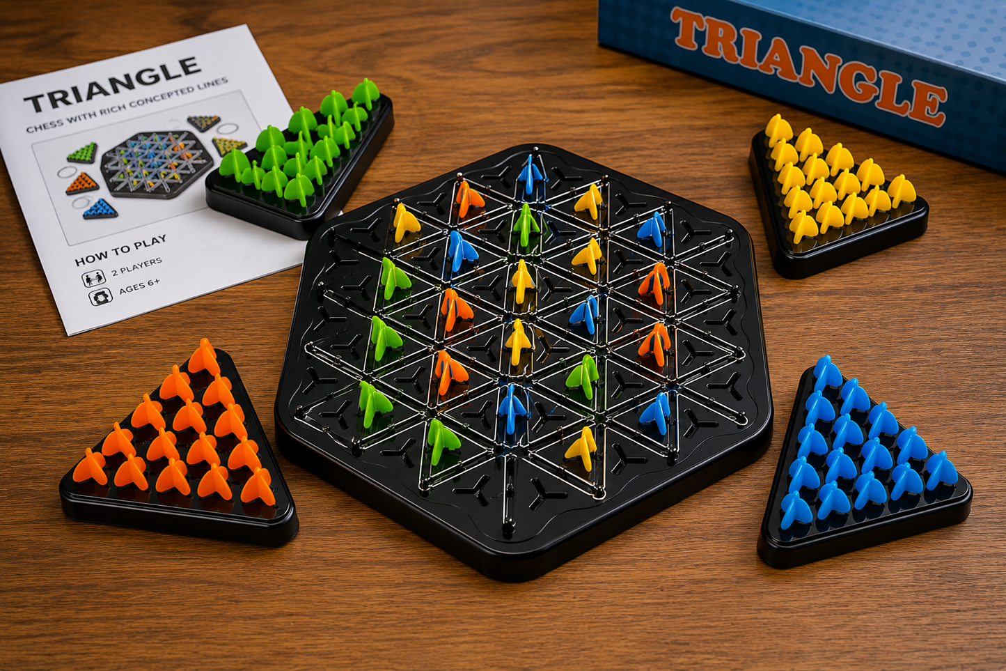 Strategic Triangle Puzzle Game