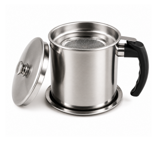 Stainless Steel Oil Strainer Pot