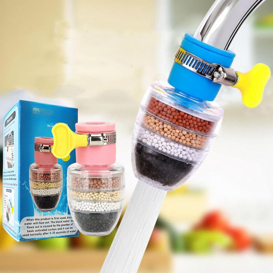 Multi-Layer Activated Carbon Water Faucet Filter (Buy 1 Get 1 Free)